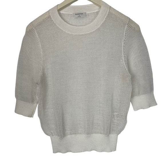 Aritzia Babaton Lucida‎ Sweater white/cream sz M - Picture 1 of 4